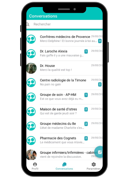 Application Healphi Messenger